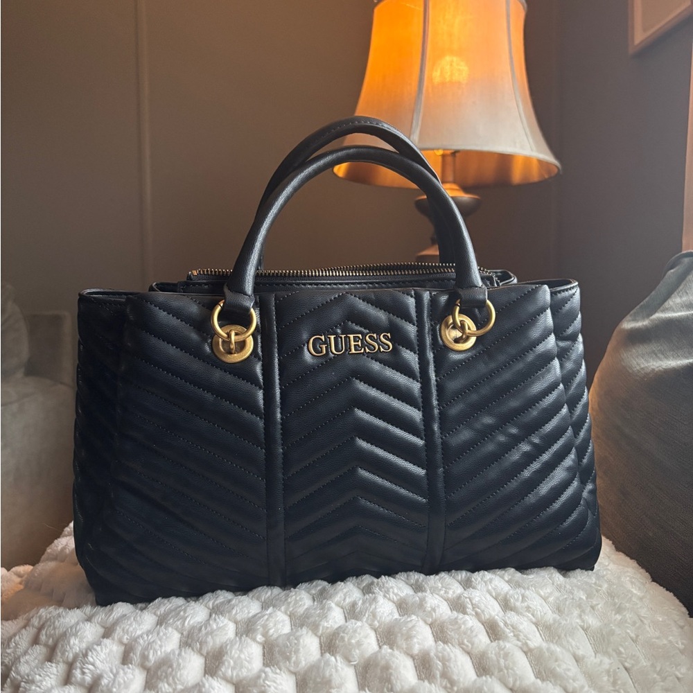 GUESS Black Satchel